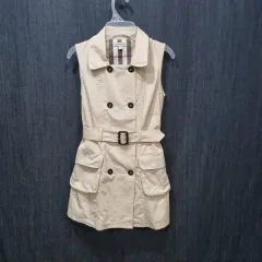 女子児童 10y 140 バーバリー チルドレン トレンチ ONE PIECE 052702