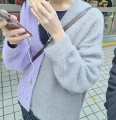 h ＆ m ファー カーディガン