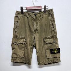 STONE ISLAND(ストーンアイランド) STONE ISLAND カーゴ パンツ ハーフパンツ カーキ 29