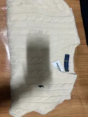 Ralph Lauren(ラルフローレン) アイボリー ケーブル ニット S