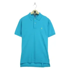 16813 ポロラルフローレン 半袖 カラーTシャツ 95 メンズ カジュアル Tシャツ ブランド古着