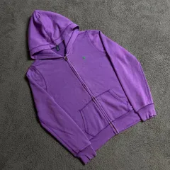 POLO RALPH LAUREN(ポロラルフローレン) 紫 ジップアップパーカー フード付き