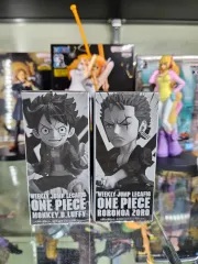 ONE PIECE ワールドコレクタブル ジャンプ限定レカフィギュア lecafig ゾロ モンキー・D・ルフィ(ルフィ) (カードx)
