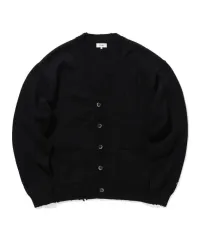 BEAMS ビームス 7ゲージ ダメージ カーディガン ブラック