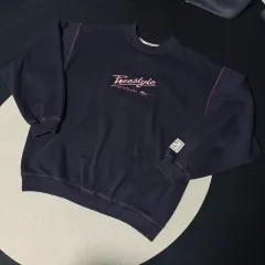 Reebok(リーボック) オールドスクール ヴィンテージ ネイビー パーカー