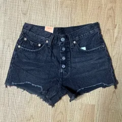 LEVI'S(リーバイス) 501 ショートパンツ デニム 半ズボン 黒 26 サイズ タグ付き 新品