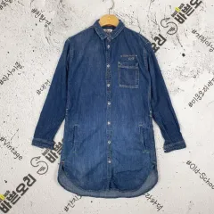 Tommy Hilfiger(トミーヒルフィガー) TOMMY デニム ワンピース シャツ インディゴブルーデニム 1100058