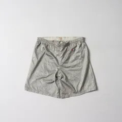 Champion(チャンピオン) パッチ ロゴ シルバー メッシュ トラック ショート パンツ