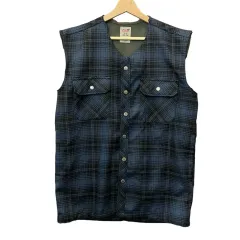 DICKIES(ディッキーズ) ネイビー チェック ベスト
