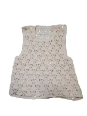 ハンドメイド キッズ ベスト 110 サイズ確認要