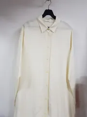 シャツ型カーディガン ロング丈 ジャケット