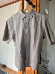 UNIQLO(ユニクロ) オックスフォード 半袖シャツ グレー Lc
