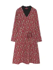 新品アイテムパッケージ CLOVIS フラワー ワンピース M 66 ー