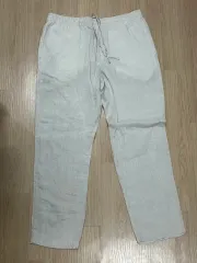 H ＆ M アイボリー リネン パンツ L