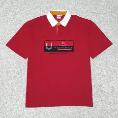 アンナ LLOYD オーバーサイズ レトロ ラグビーシャツ