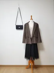 ハンドメイド チェック柄ジャケット