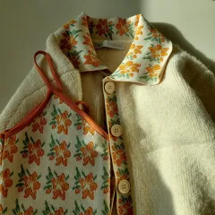 ザラ コンビニット ジャケット カーディガン セット (M+S) ジャカード アウター タグ zara