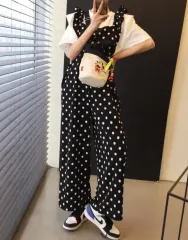 キューティー ドット 밴딩 オールインワン ブラック