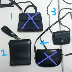 在庫処分) 黒 ブラック バッグ ハンドバッグ トートバッグ