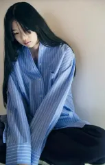 ZARA ストライプ ポプリン オーバーサイズ シャツ