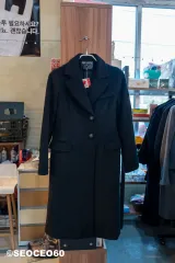 レディース ブラック ウールコート サイズ90