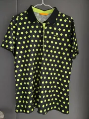 LOUIS CASTEL(ルイカステル) ドット 半袖 ポロッティ ( 100 ) 66 77 状態良好