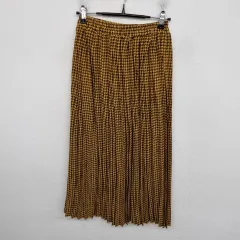 レディース 66 size パターン シャーリング バンディング スカート