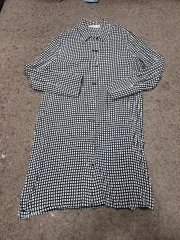 MANGO チェック ワンピース