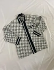 ヴィンテージ Christian(クリスチャン) DIOR(ディオール) メンズ ロゴ パジャマ コットン シャツ