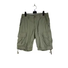 G5889 UNIQLO(ユニクロ) レディース 24 ー 27 インチ カーキ カーゴ ショーツ/ダーク