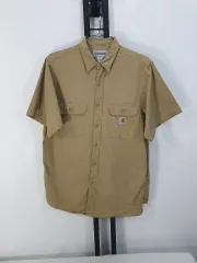 Carhartt(カーハート) シャツ 半袖 ツーポケット ベージュ m