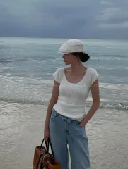 トムガール 半袖 ニット 新品