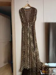 シフォン マキシ オールインワン／フリーサイズ