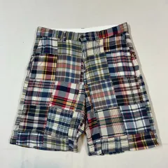 ポロ ラルフローレン マドラスチェック パッチワーク ハーフパンツ 30inch)