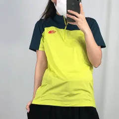 THE NORTH FACE(ザノースフェイス) 蛍光 機能性 ハーフジップ 半袖T M 250428
