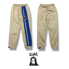 エックスガール 刺繍パッチ ジョガーパンツ