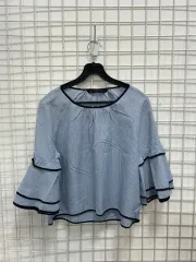 ZARA(ザラ) レディース フリル Tシャツ S