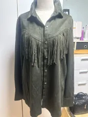 Zara スエードカントリーシャツ