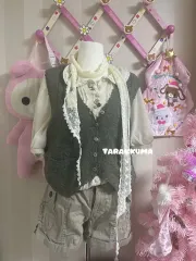 チョコツリー森ヴィンテージ コーディネートセット マフラーニホンジン キュロットパンツ 森ガール 葵牛乳