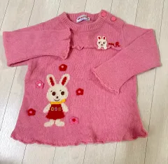 ミキハウス うさこ ニット 90