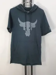 UNDER ARMOUR(アンダーアーマー) 半袖 フード付きTシャツ プロジェクト ロック テリー・ブル s