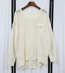 ロティーニ アシンメトリー ルーズフィットニット ビッグサイズ ニット