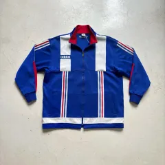 80s adidas(アディダス) x DESCENTE(デサント) ヴィンテージ トラックトップス ジャージ XL