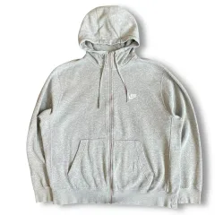 ナイキ グレー 起毛 フードジップアップ XL