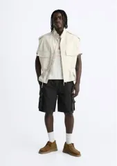 ZARA(ザラ) カーゴ バミューダパンツ