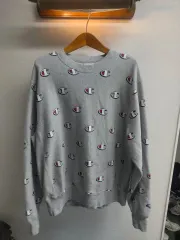 3XL) チャンピオン リバースウィーブ マルチ ロゴ スウェット 出品