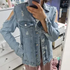 ZARA(ザラ) ダメージデニム デニムジャケット