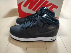 NIKE(ナイキ) x STUSSY(ステューシー) エアフォース 1 ' 07 ミッド SP 黒