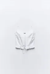 Zara ザラ リボン トップス