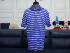 （ 2XL ） POLO RALPH LAUREN(ポロラルフローレン) ストライプ メンズ カラー 半袖Tシャツ